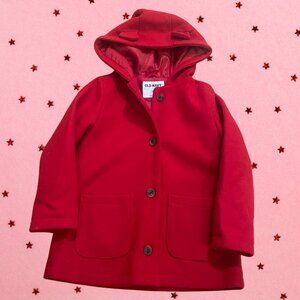Old Navy Red Wool Peacoat – Size 5T
